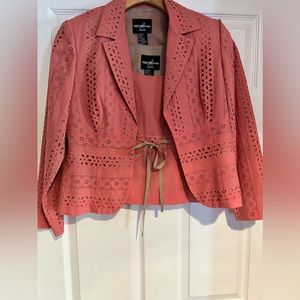 Beautiful Double lined Positive A petite Small tank and jacket